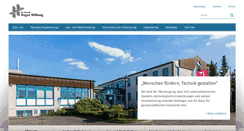 Desktop Screenshot of hagen-stiftung.de